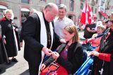 2011 Lourdes Pilgrimage - Archbishop Dolan with Malades (95/267)
